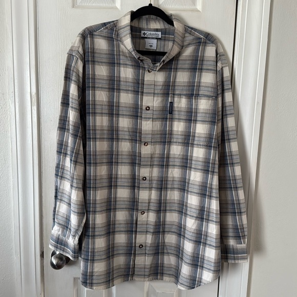 Columbia Men’s Plaid Shirt Size XXL #350 - Picture 1 of 10